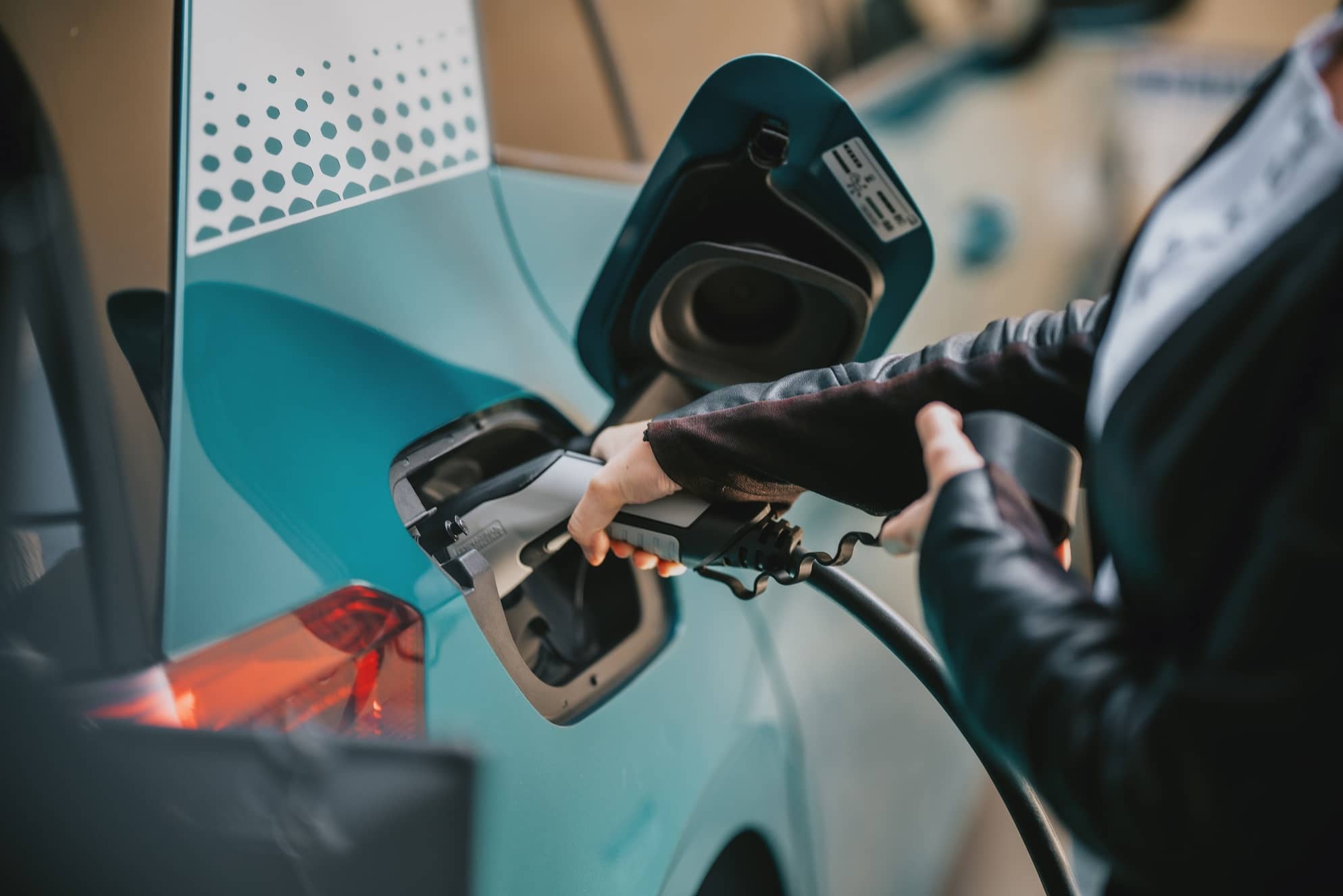 Car plugged in